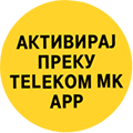 Активирај преку телеком мк апп