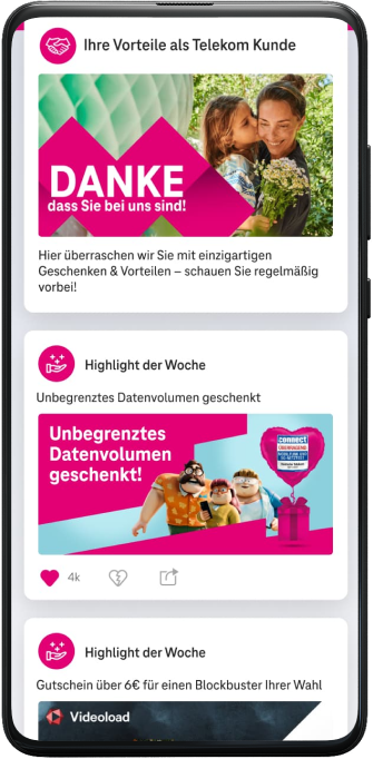 Phone app screen