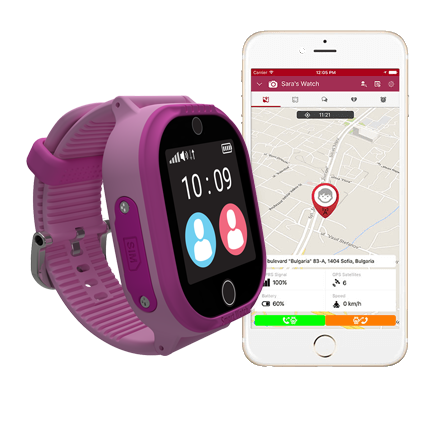 Pink myki watch